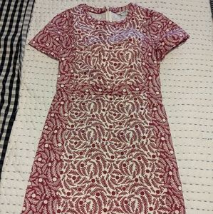 Boden short sleeve pattered dress - 4 Petite